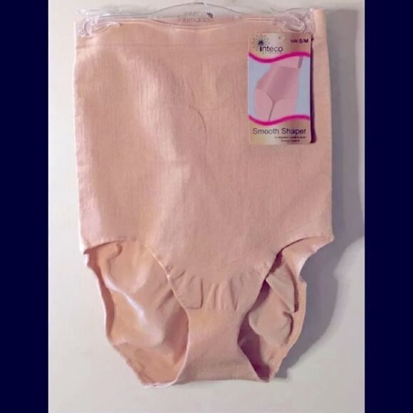 💥Inteco Intimates & Sleepwear Hi Wasted Comfort Brief Tummy Control - Picture 1 of 8